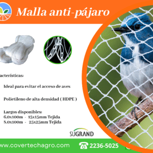 Mallas anti pájaros